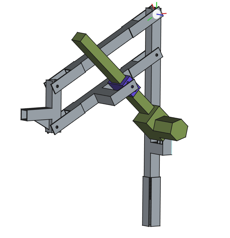 Modèle 3D du pied en position medium